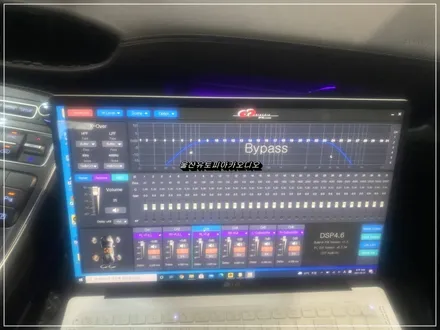 울산싼타페TMDSP앰프작업 /미국 CDT DPS 앰프 장착 & 2웨이    멀티 카 오디오 작업 ~~ 그리고 파이오니아 시트우퍼 조합