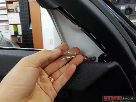 [울산카오디오]   BMW 520D 일본  DIECOCK 2웨이     멀티 스피커를 장착하여 음 튜닝을 하다