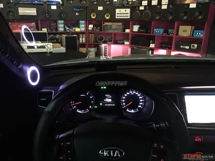 울산카오디오 ~~ 기아자동차 K7 A필러 LED 면발광 작업