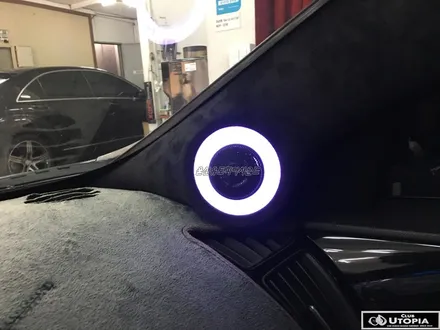 울산카오디오 면발광 LED 고음 스피커 래진 작업