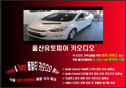 울산셀수스카오디오스피커 / 아반떼MD 셀수스 XPZ6.2B장착