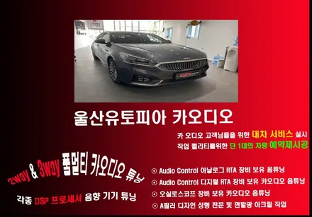 울산카오디오 셀수스 스피커 작업