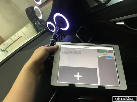 울산카오디오 면발광 LED 디자인 작업