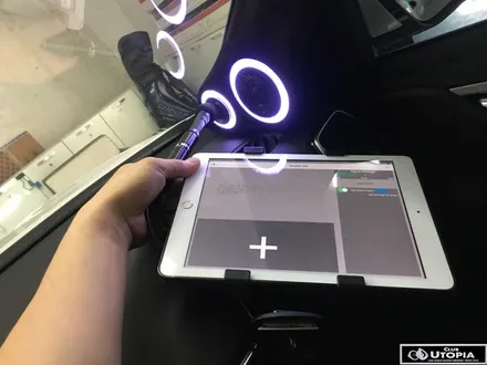 울산카오디오 면발광 LED 디자인 작업