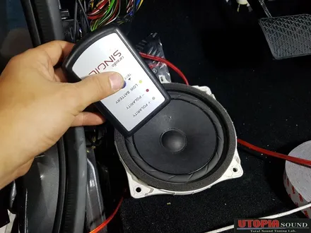 [울산카오디오]   쌍용자동차 코란도스포츠  스웨덴스피커셀수스 XP6.2B + JBL BASS PROII 시트우퍼를 장착
