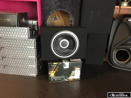 울산카오디오 10인치 서브우퍼BOX 인스톨작업