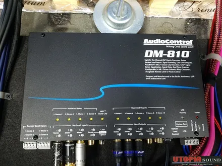 울산카오디오)       경주 sm5 오디오 컨트론 DM810          프로세서를 장착 1차 셋팅