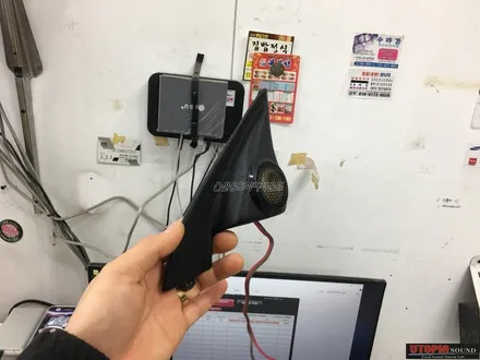 울산팰리세이드 카오디오 /  팰리세이드 고음스피커 개방 작업