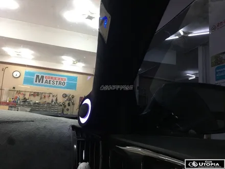울산카오디오 A필러 면발광 LED 작업