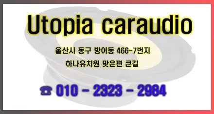 울산그랜져IG 카오디오작업 / 미국 핸드메이드 수공 스피커            CDT CS 03 DVC 센터 스피커 유닛 장착