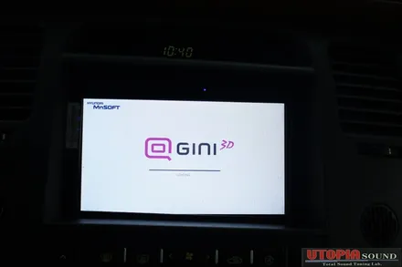 [울산카오디오]  현대자동차 TG 그랜져 순정 서랍장을     이용한 1단 소니 A400BT오디오이식 작업