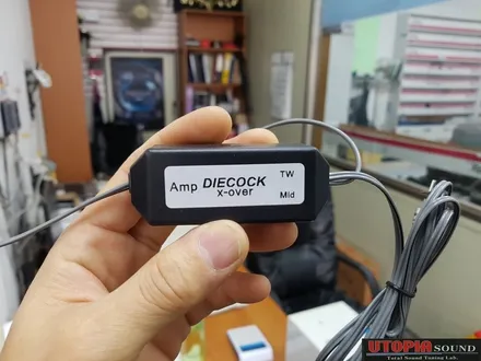 [울산카오디오]   BMW 520D 일본  DIECOCK 2웨이     멀티 스피커를 장착하여 음 튜닝을 하다
