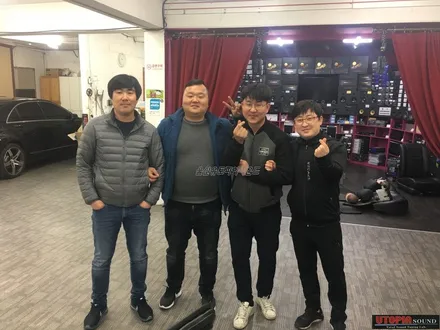 울산카오디오 / 유토피아 카오디오 1차 회식 .. 그리고 작업 일정때문에 난장판이 된 매장... ㅋ
