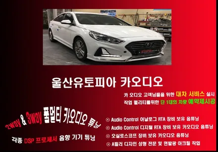 울산카오디오 2웨이 멀티시스템  / LF소나타 뉴라이즈 AVI DSP 앰프 .. CDT 165SD 스피커와의 찰떡궁합