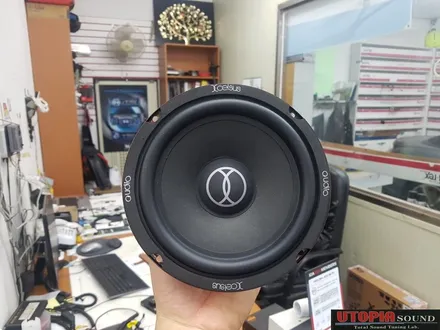 [울산카오디오]   쌍용자동차 코란도스포츠  스웨덴스피커셀수스 XP6.2B + JBL BASS PROII 시트우퍼를 장착