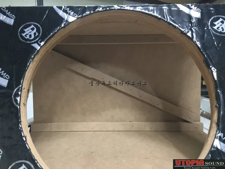 울산카오디오작업 /  서브우퍼 BOX 제작 과정영상입니다.