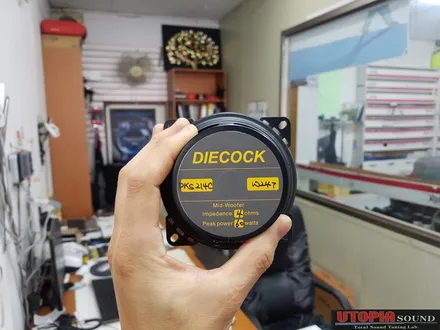 [울산카오디오]   BMW 520D 일본  DIECOCK 2웨이     멀티 스피커를 장착하여 음 튜닝을 하다