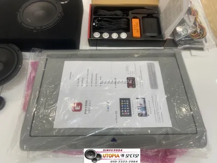 울산스타렉스캠핑카~카오디오/천정모니터&CDT스피커작업