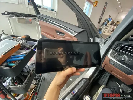 울산BMW안드로이드전문점/BMW5시리즈 알리에서직구해오신  12.3인치안드로이드교환장착