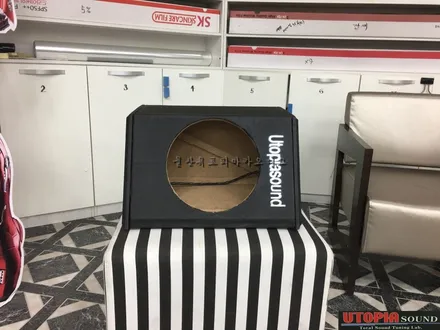 울산카오디오작업 /  서브우퍼 BOX 제작 과정영상입니다.