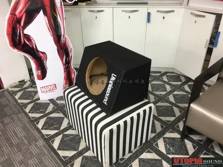 울산카오디오작업 /  서브우퍼 BOX 제작 과정영상입니다.