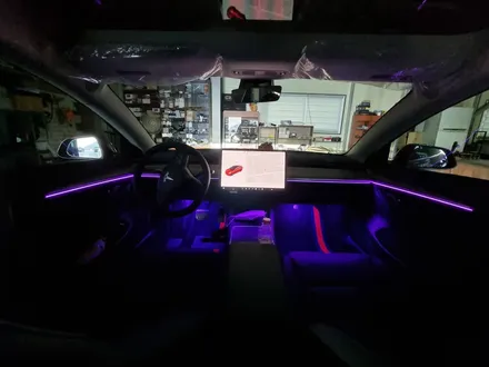 TESLA 테슬라  모델3 DMX 엠비언트 환상적인 실내 감성 #카뷰티 / 대구, 구미