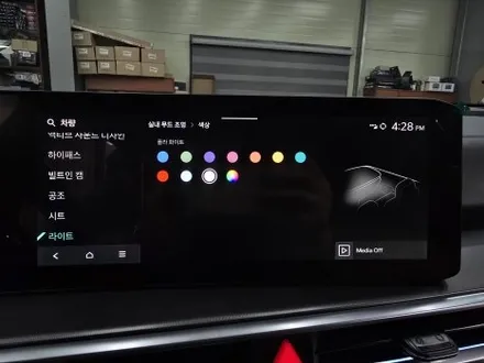 더뉴쏘렌토 MQ4 순정엠비언트 옵션이 없는 차량에 순정활성화엠비언트 대구 엠비언트 카뷰티 / 대구 달서