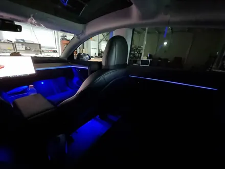 TESLA 테슬라  모델3 DMX 엠비언트 환상적인 실내 감성 #카뷰티 / 대구, 구미