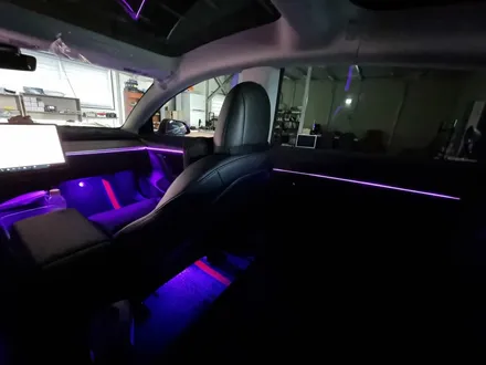 TESLA 테슬라  모델3 DMX 엠비언트 환상적인 실내 감성 #카뷰티 / 대구, 구미