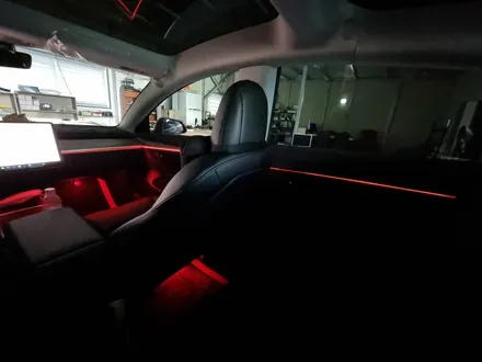 TESLA 테슬라  모델3 DMX 엠비언트 환상적인 실내 감성 #카뷰티 / 대구, 구미