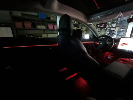 TESLA 테슬라  모델3 DMX 엠비언트 환상적인 실내 감성 #카뷰티 / 대구, 구미