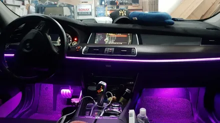 대구 엠비언트 BMW 5GT DMX 비노출 매립형 무드등 카뷰티 / 대구, 구미