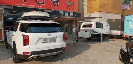 펠리세이드 루프박스 가로바 루프캐리어 사이드어닝 대구 카뷰티