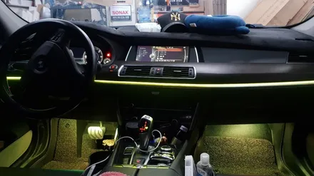 대구 엠비언트 BMW 5GT DMX 비노출 매립형 무드등 카뷰티 / 대구, 구미