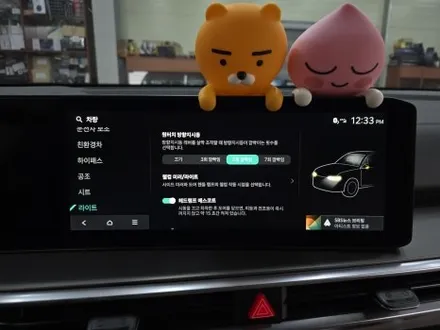 더뉴쏘렌토 4세대 MQ4 순정엠비언트 옵션이 없으면 순정엠비언트활성화 시공이 가능한 카뷰티 / 대구 달서