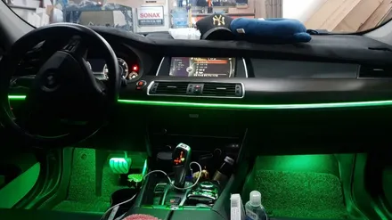 대구 엠비언트 BMW 5GT DMX 비노출 매립형 무드등 카뷰티 / 대구, 구미