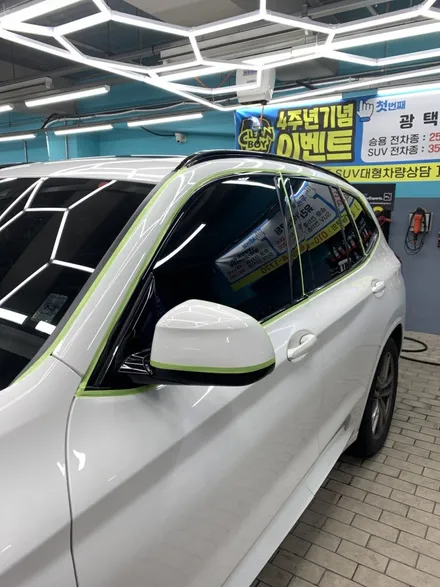 김포 자동차 광택 구래동 여기다 BMW X3 그래핀 유리막코팅까지 / 경기 김포