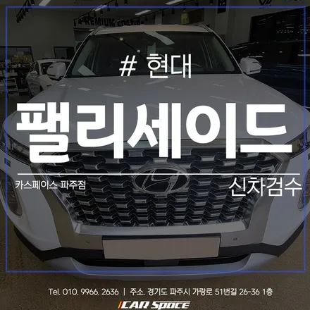 파주 디테일한 전문가의 신차검수, 카스페이스 파주점에서! / 파주시 와동동
