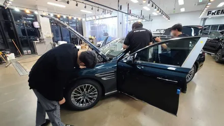 디테일한 파주 신차검수로 제네시스 G80 양품 판정 받았습니다. / 파주시 와동동