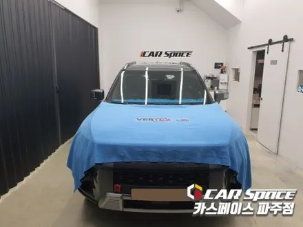 파주 운정 토레스 신차패키지 티나인썬팅 PPF 유리막코팅 시트코팅 발수코팅 엔진룸 휀다방음 설치장착 튜닝 / 파주시 와동동
