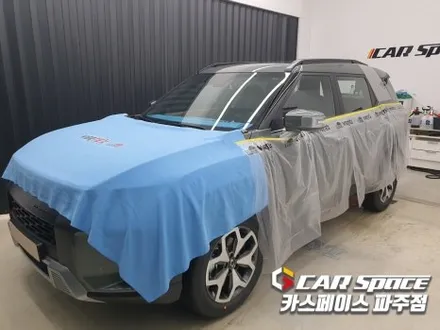 파주 운정 토레스 신차패키지 티나인썬팅 PPF 유리막코팅 시트코팅 발수코팅 엔진룸 휀다방음 설치장착 튜닝 / 파주시 와동동