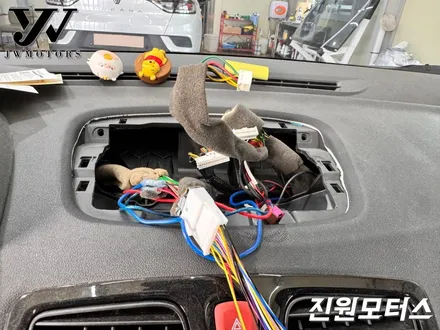 일산 파주 SM3 순정 어라운드뷰 고장으로 3D 서라운드뷰 및 아이나비 네비게이션 모니터 설치장착 튜닝 시공 / 파주시 와동동