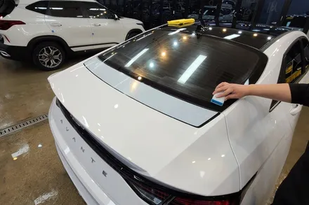 카스페이스 파주 신차패키지와 레인보우 V90 시공! / 파주시 와동동