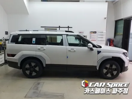 파주 운정 싼타페 MX5 신차패키지 검수중 하자발견으로 수정 후 썬팅 블랙박스 PPF 유리막코팅 튜닝 / 파주시 와동동