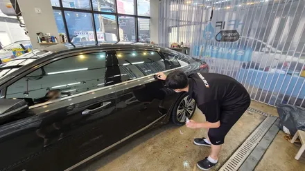 카스페이스 파주 썬팅 시공으로 더욱 매력적으로 변신된 K8의 모습! / 파주시 와동동