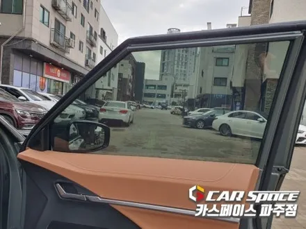 파주 운정 토레스 신차패키지 티나인썬팅 PPF 유리막코팅 시트코팅 발수코팅 엔진룸 휀다방음 설치장착 튜닝 / 파주시 와동동
