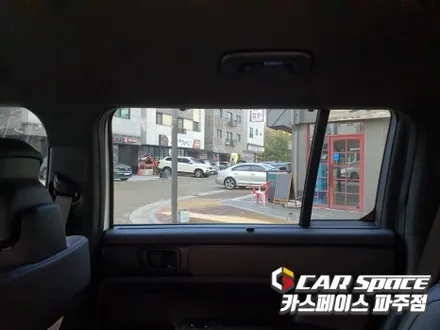 파주 운정 싼타페 MX5 신차패키지 검수중 하자발견으로 수정 후 썬팅 블랙박스 PPF 유리막코팅 튜닝 / 파주시 와동동