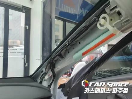파주 테슬라 모델 Y 기존 블랙박스 이전설치와 오렌지박스 추가한 신차패키지 튜닝 시공 (김포 양주 의정부 동두천) / 파주시 와동동