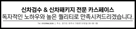 카스페이스 파주 신차패키지 작업과 프리미엄 티나인 R100 시공 / 파주시 와동동