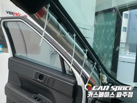 파주 운정 싼타페 MX5 신차패키지 검수중 하자발견으로 수정 후 썬팅 블랙박스 PPF 유리막코팅 튜닝 / 파주시 와동동